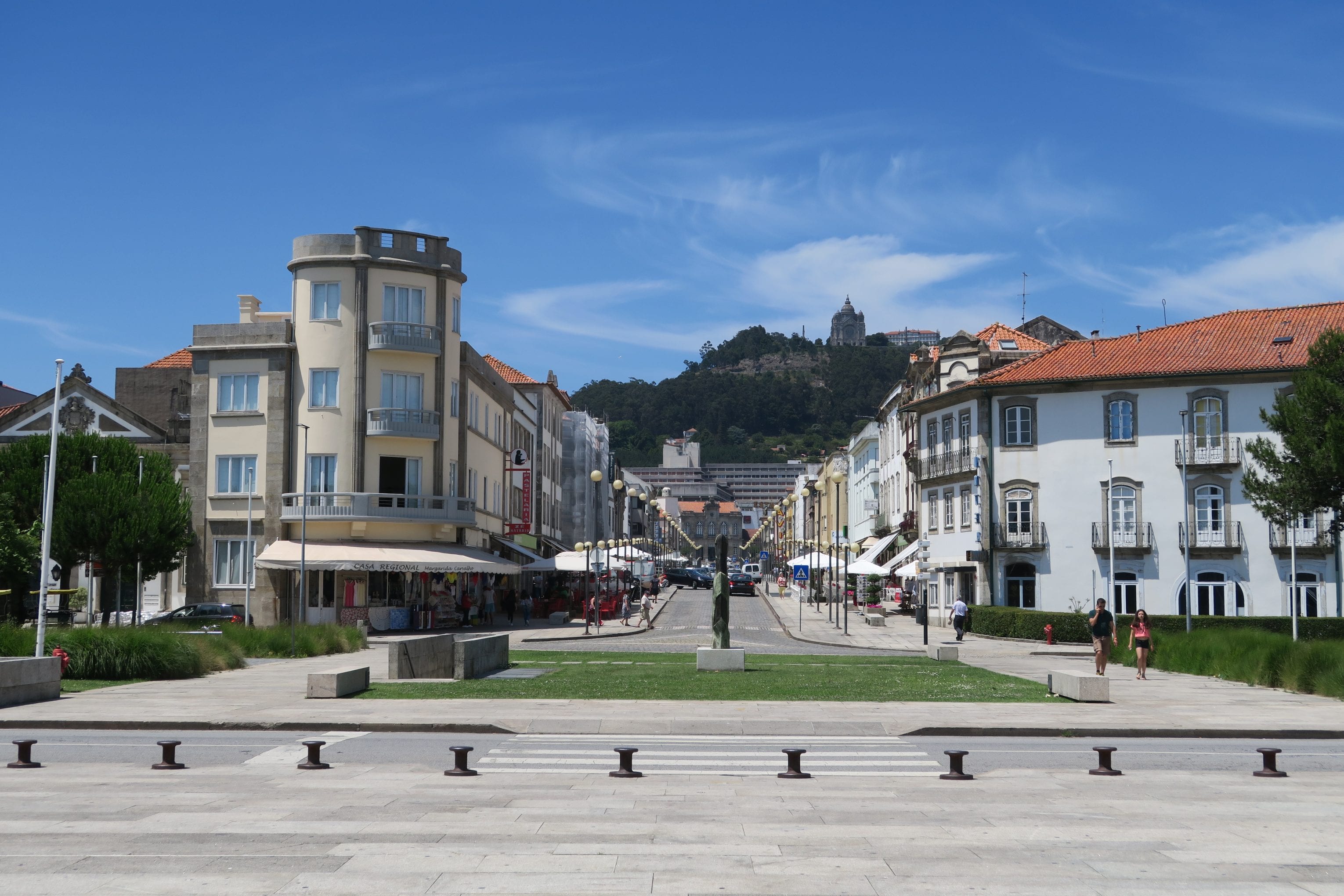 A sunny day in Viana do Castelo, Portugal