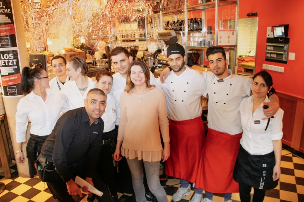 Frau Schirra bloggt mit dem Team von Cafe Bar Celona