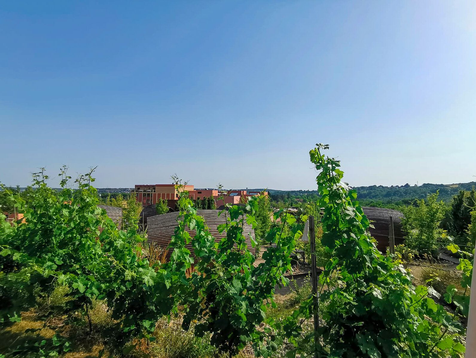 Blick auf Saarland Therme