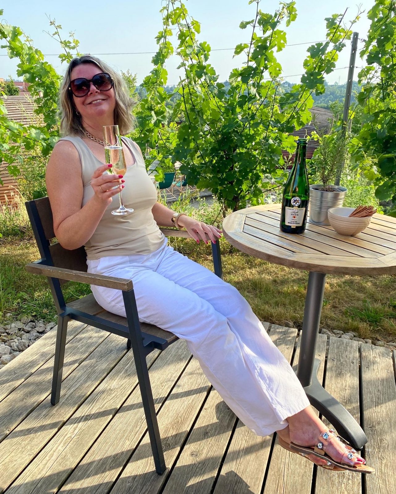 Terrasse im Sonnengarten