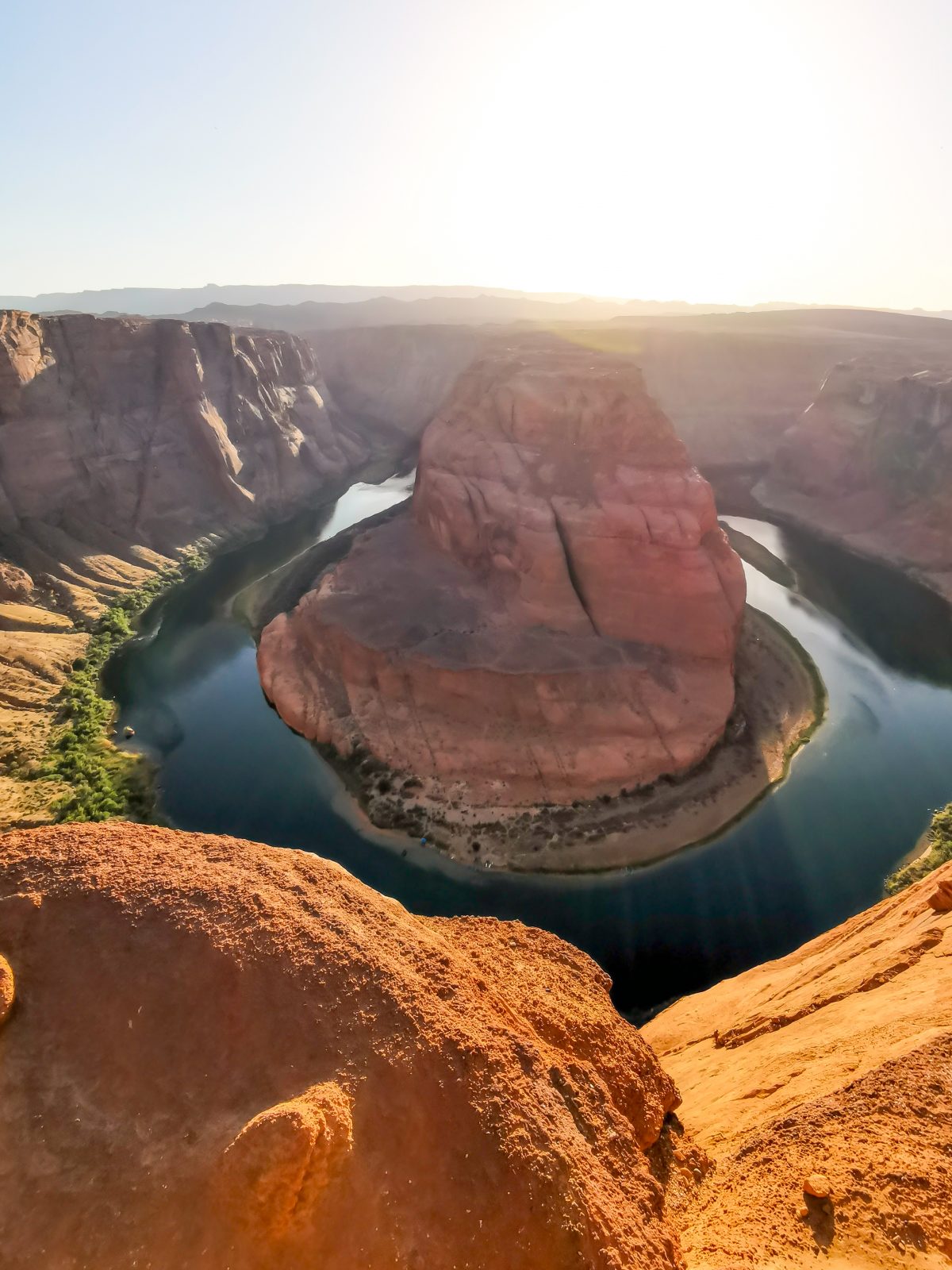 Horseshoe Bend in Page, Arizona (USA) - Sonnenuntergang