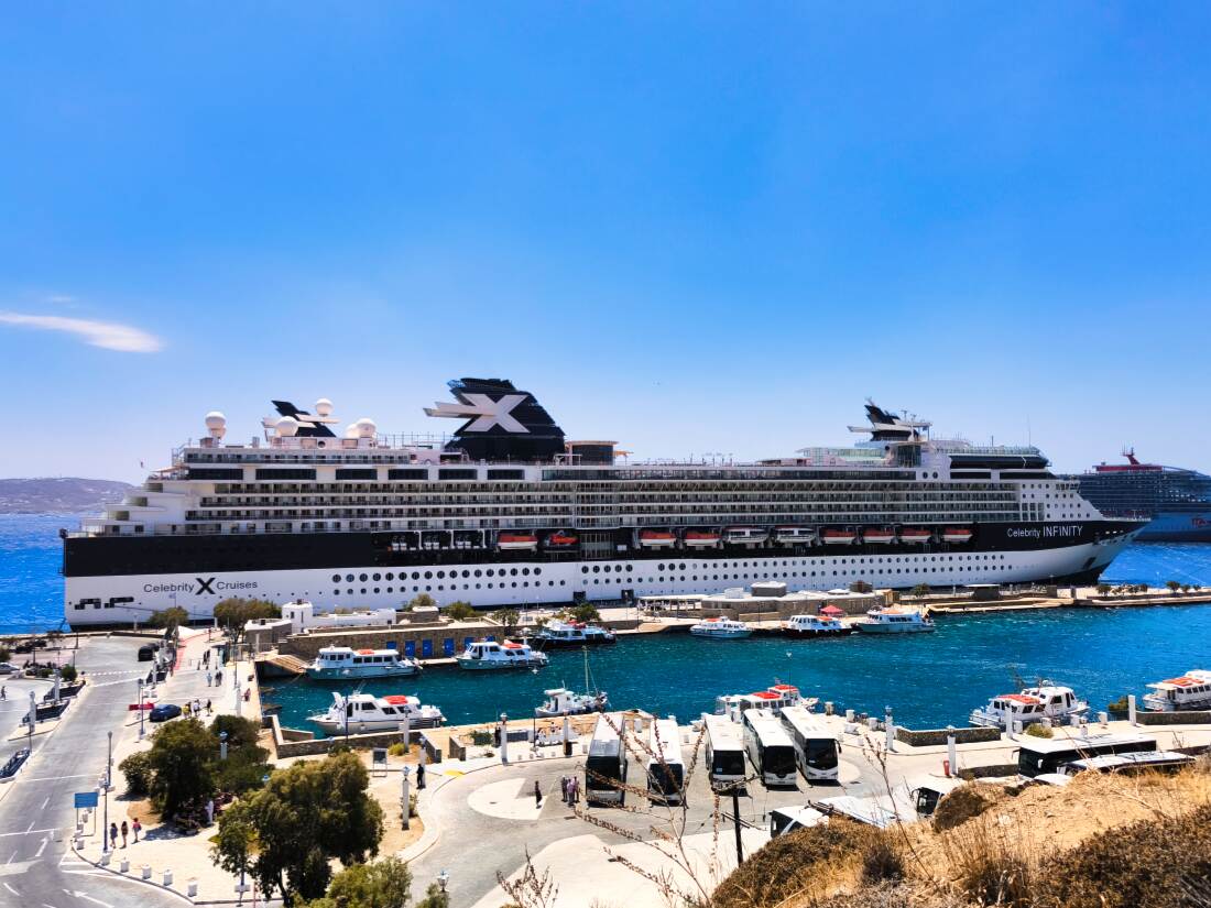 Kreuzfahrthafen von Mykonos